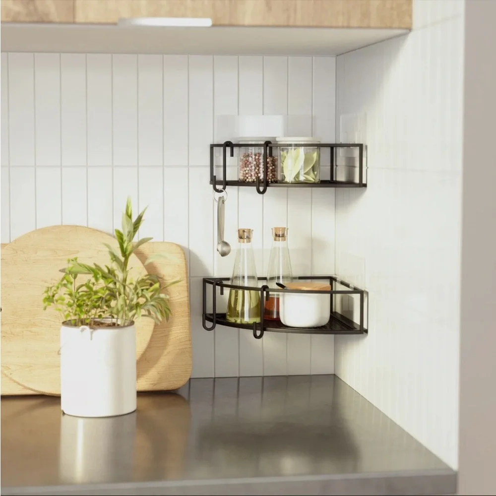Umbra shower corner shelves